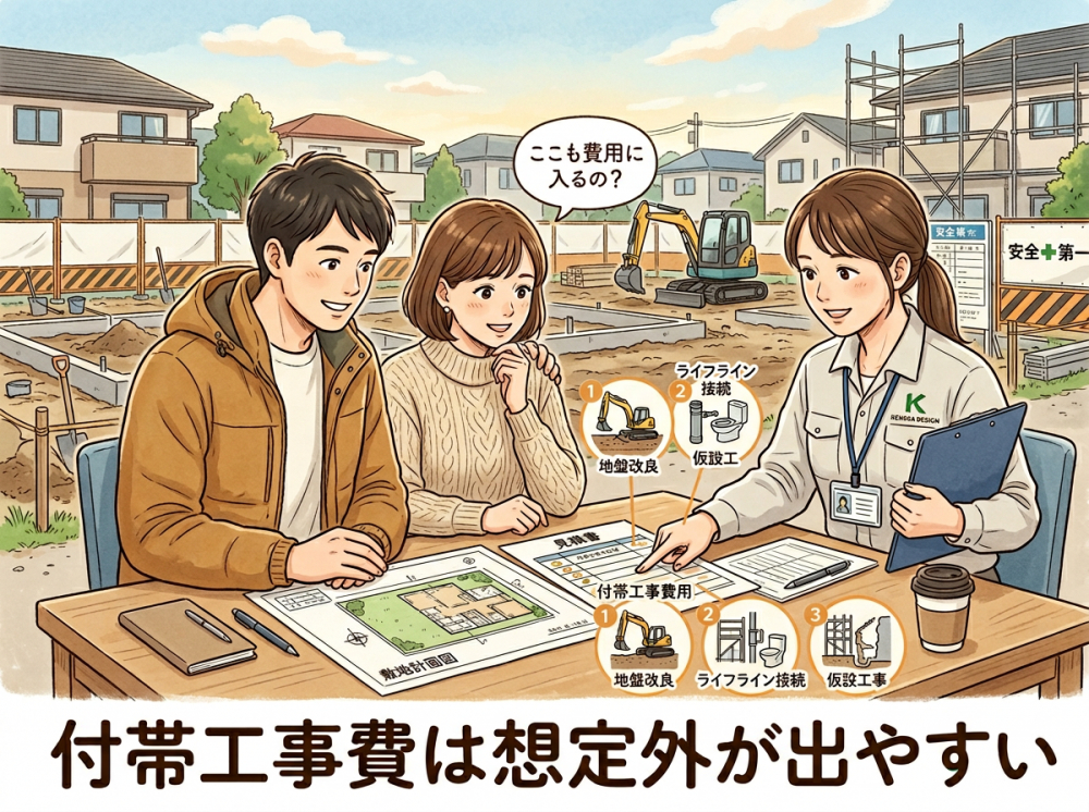 新築戸建ての外構工事イメージ