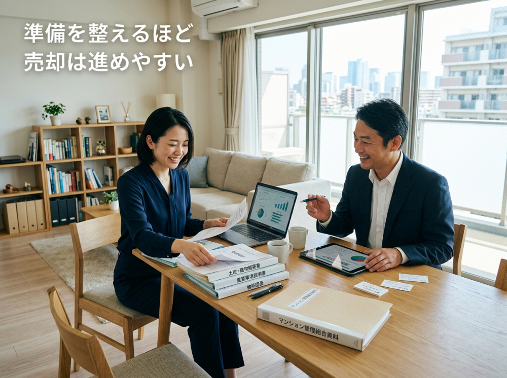 マンション売却成功のために準備を整えるイメージ