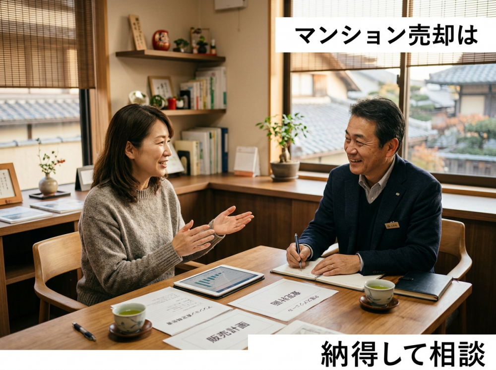 マンション売却の相談につながるイメージ画像
