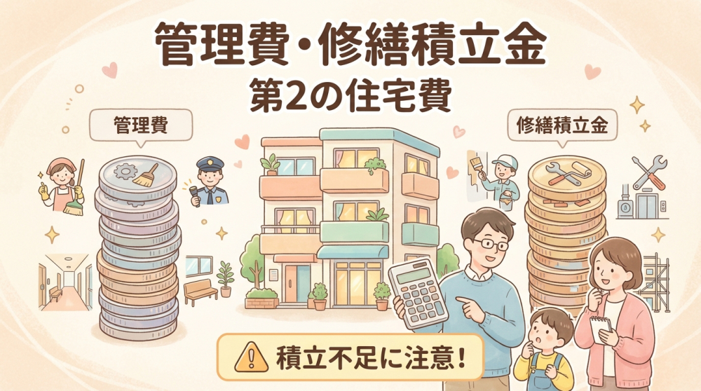 管理費・修繕積立金のイメージ