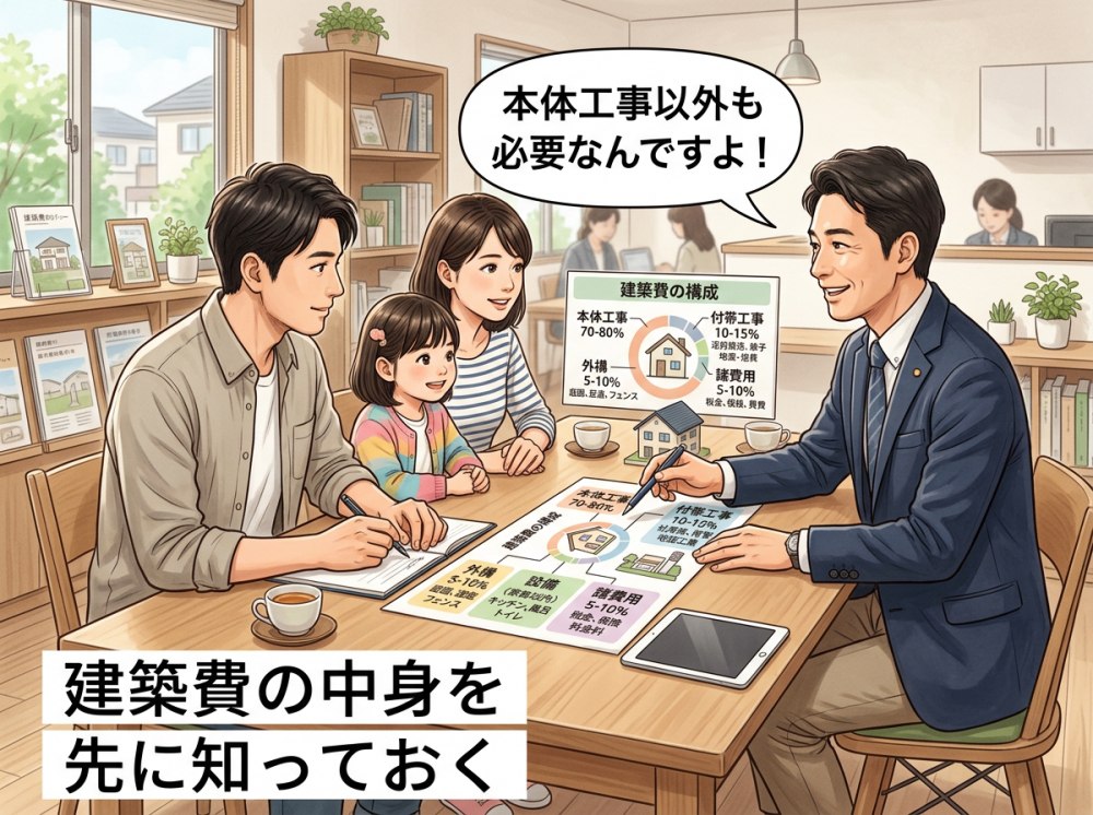 京都のエリアごとの新築戸建て計画を比較するイメージ