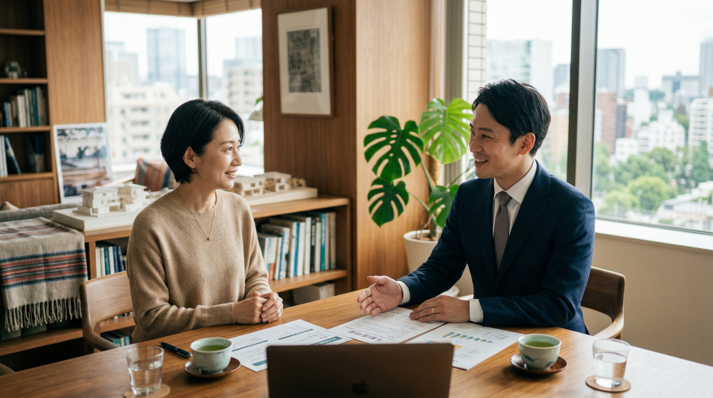 リフォーム済み物件と未改装物件の差をイメージする画像