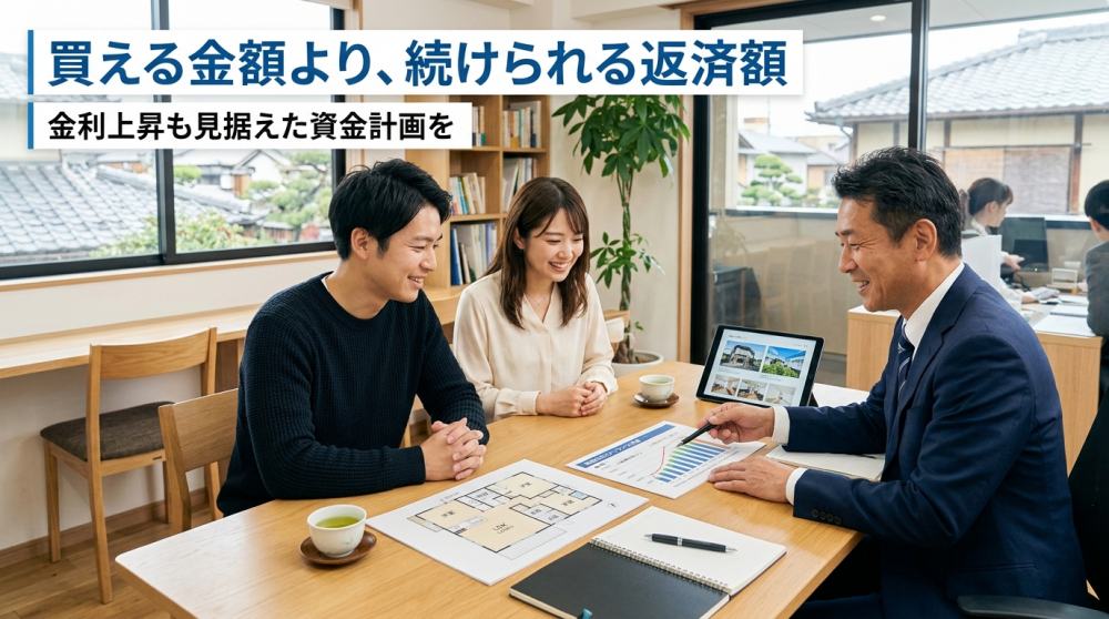 住宅売却と買主のローン事情をイメージする画像