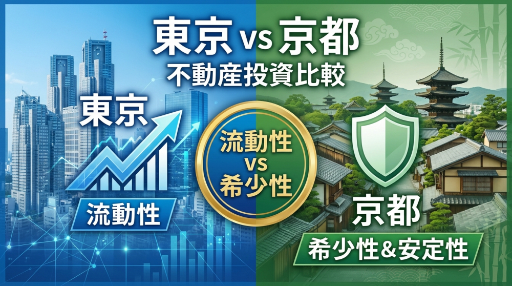 東京と京都、不動産投資はどちらが有利？