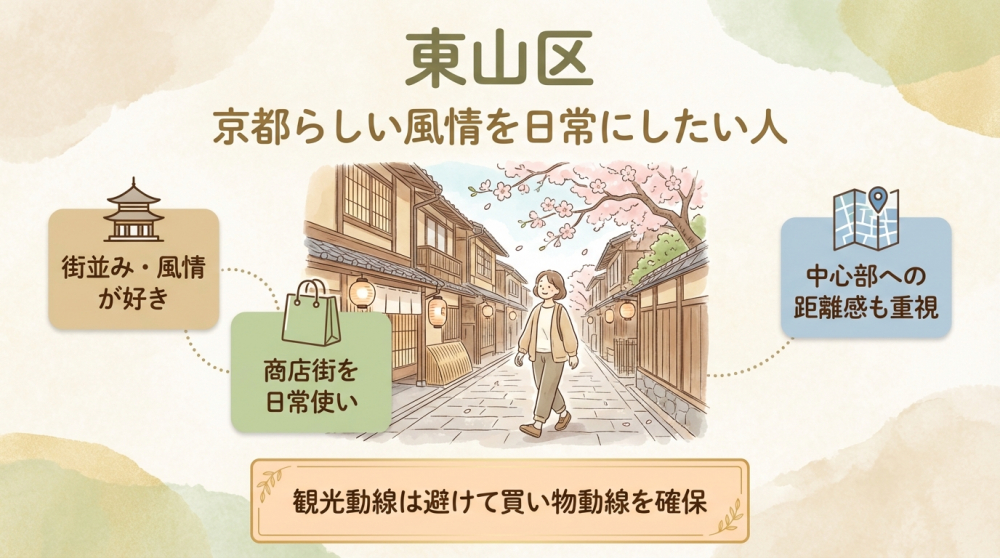 東山区の人物像に合うイメージ