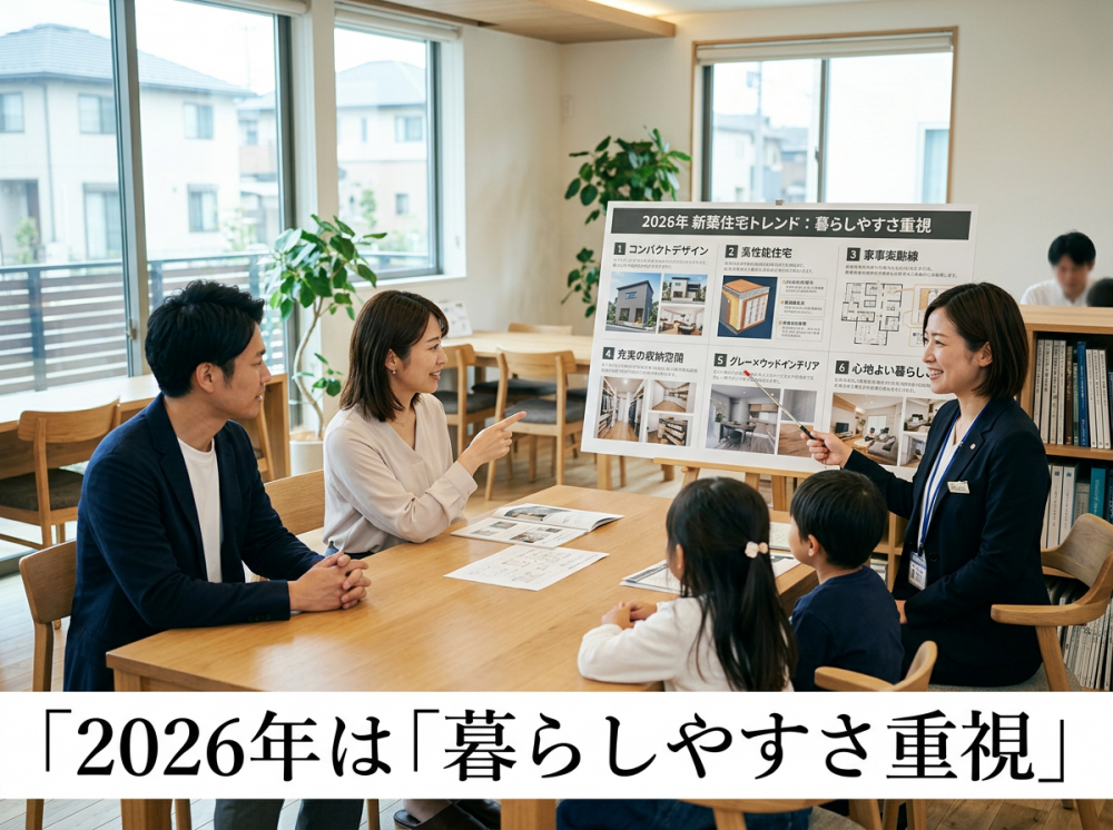 2026年の新築戸建てトレンドまとめイメージ