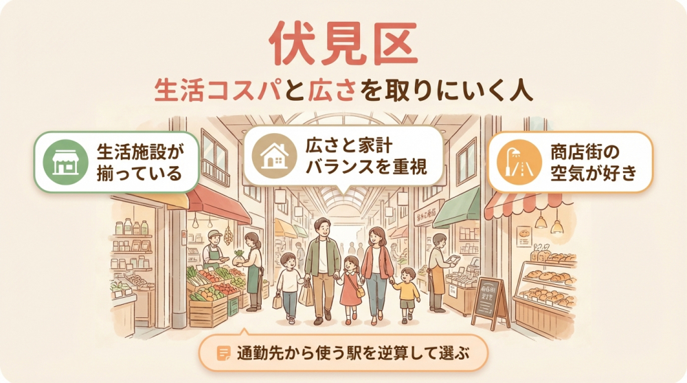 伏見区の人物像に合うイメージ