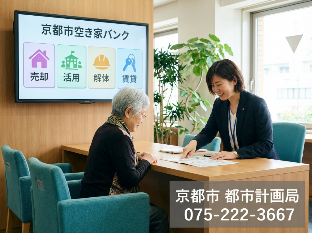 京都市空き家バンク相談窓口イメージ