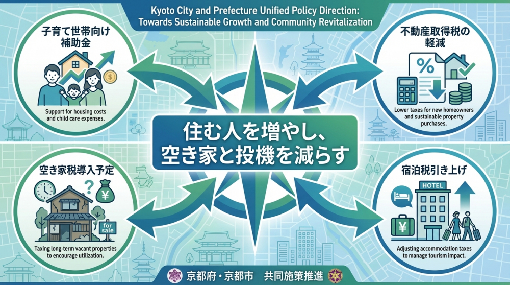 政策の共通方向性インフォグラフィック