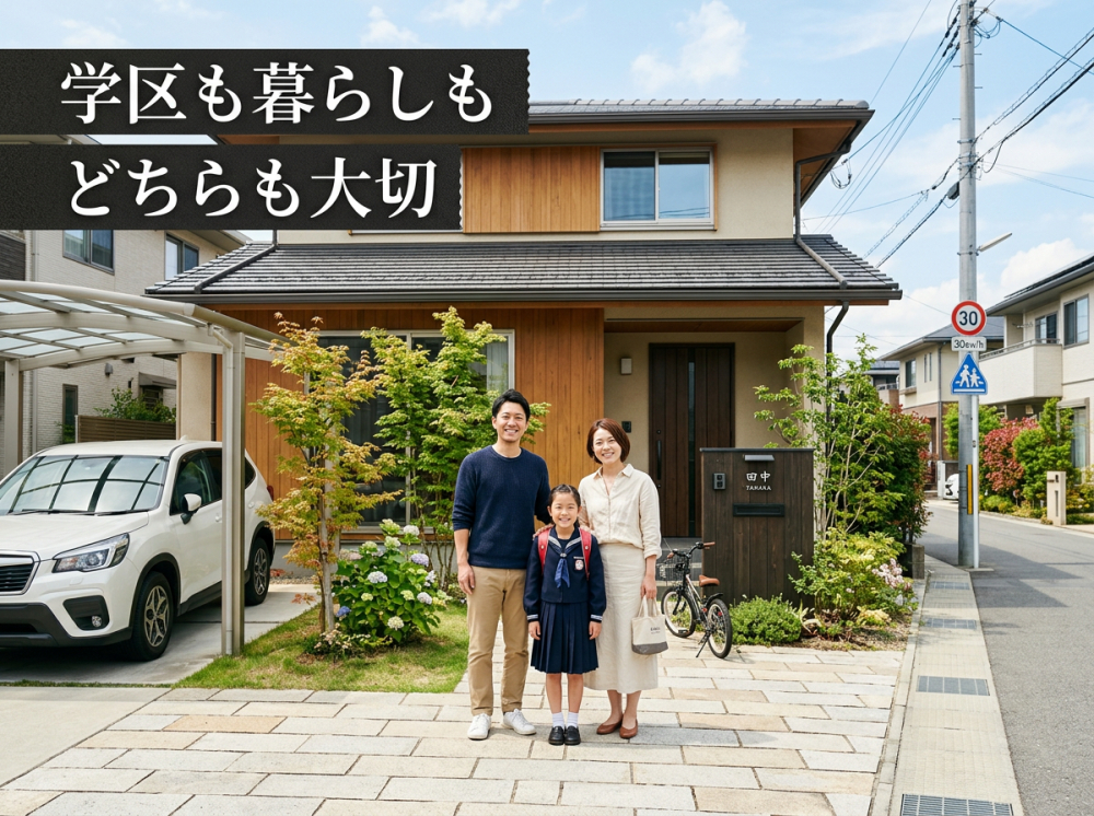 京都の子育て世帯向け新築戸建てイメージ