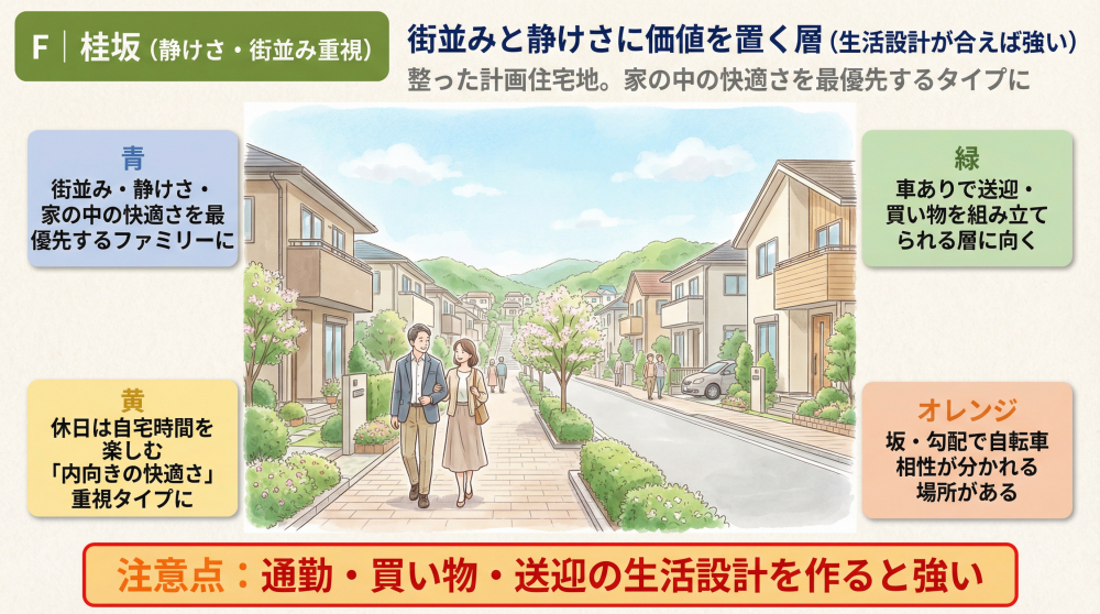 桂坂の町並みイメージ