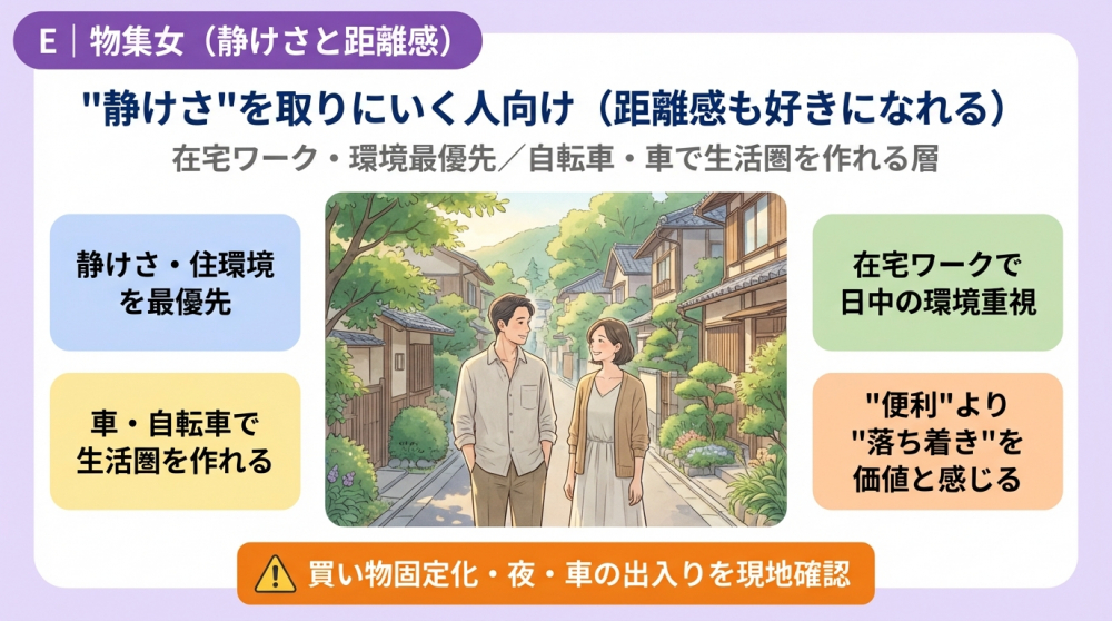 物集女の町並みイメージ