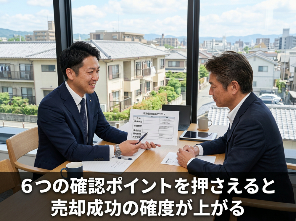 京都の一棟収益物件を高く売るための確認ポイント一覧イメージ