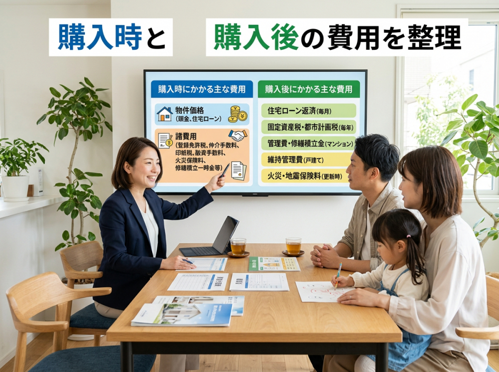 住宅購入時にかかる費用の全体像イメージ
