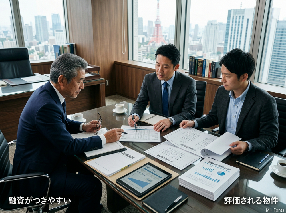 金融機関が評価しやすい収益不動産のイメージ