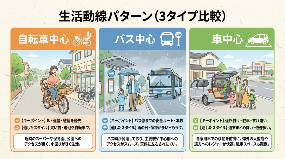 生活動線（イメージ）