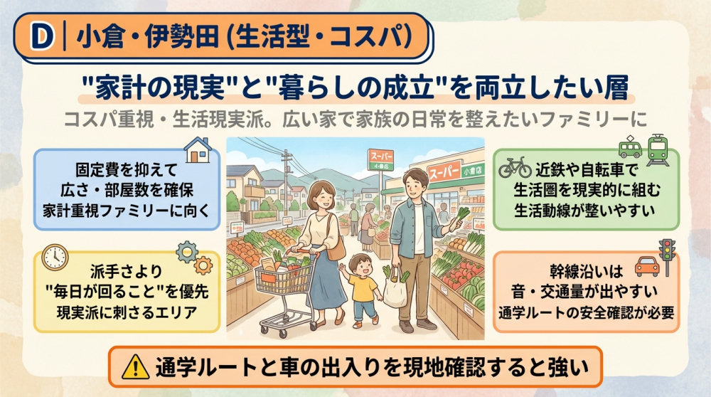 小倉・伊勢田の町並みイメージ