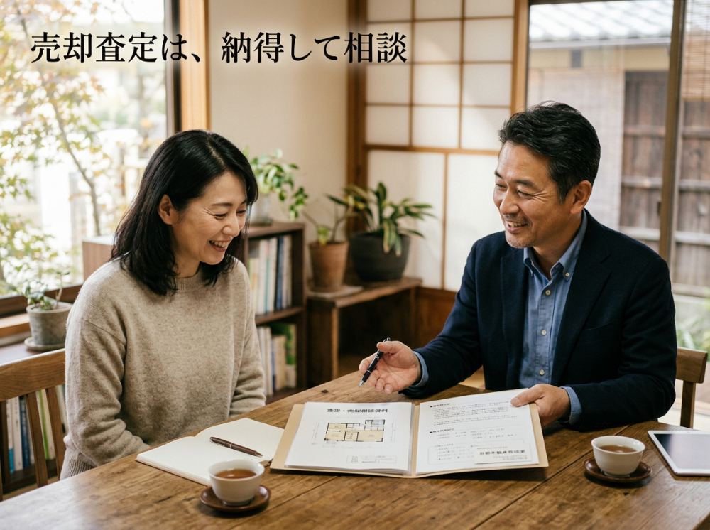 不動産売却査定の相談につながるイメージ