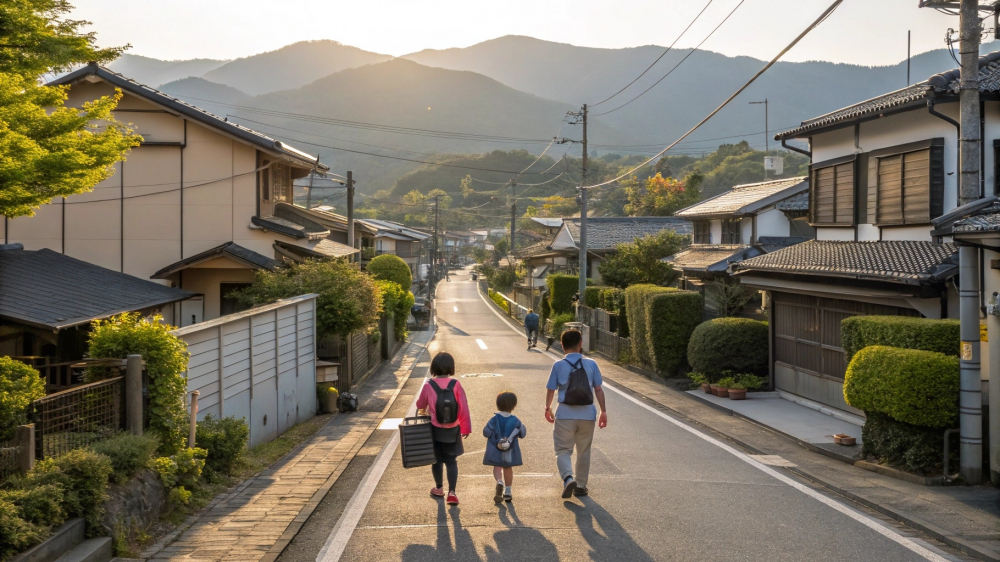 北白川小学校区の街並み（イメージ）