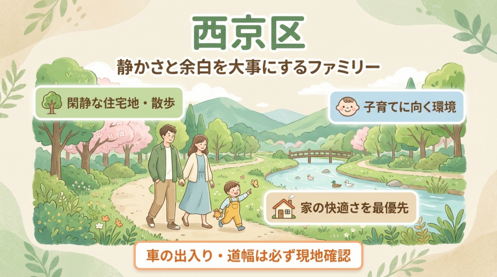 西京区の人物像に合うイメージ