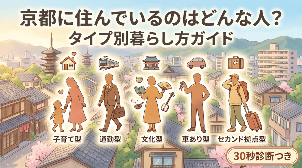 京都に住んでいるのはどんな人？タイプ別暮らし方ガイド