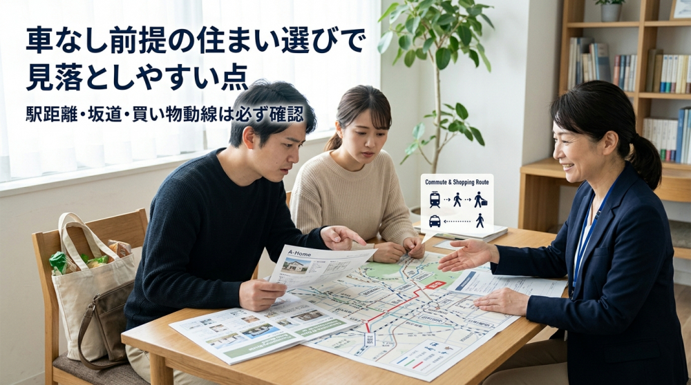 中京区下京区西院右京区で車なし生活を比較するイメージ