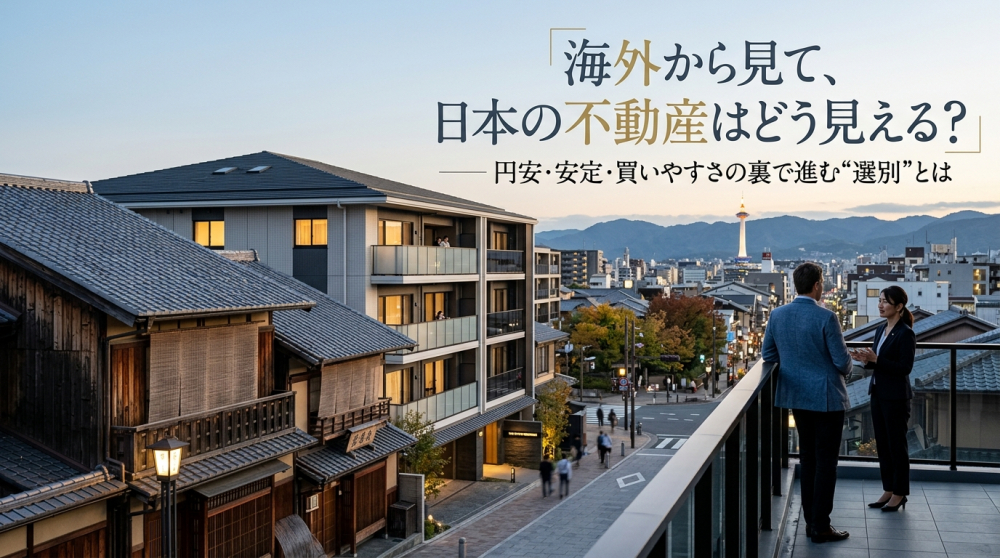 海外から見た日本の不動産イメージ