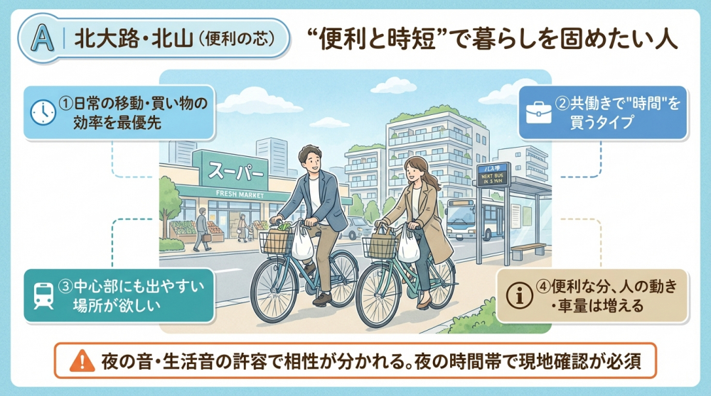 北大路・北山の町並みイメージ