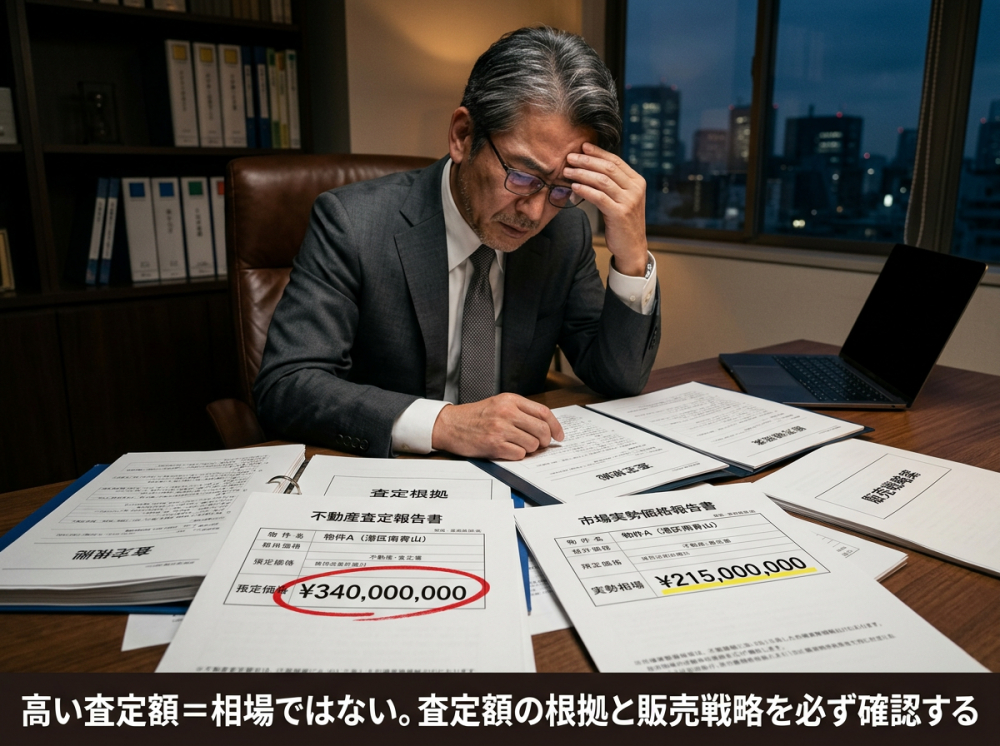 一棟マンションの相場判断で失敗しやすいポイントを考えるイメージ