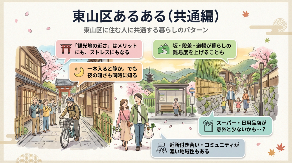 東山区あるある（観光と生活の距離感）