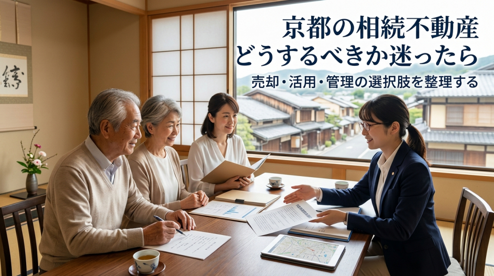 京都で相続した不動産のイメージ