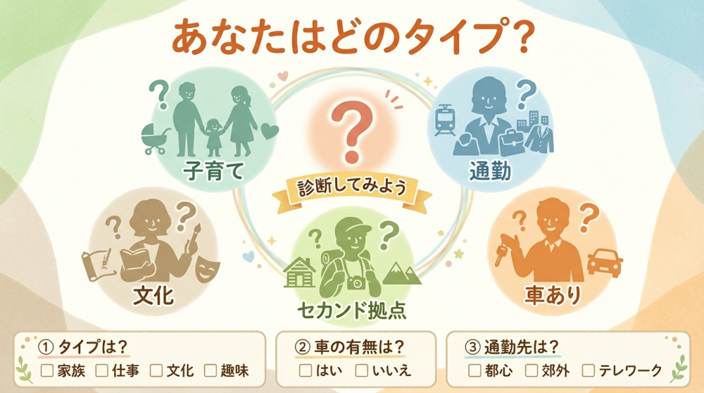 あなたはどのタイプ？コメント誘導イメージ