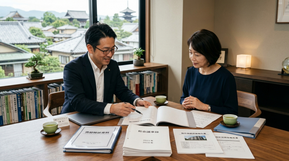 マンション売却と管理状態をイメージする画像