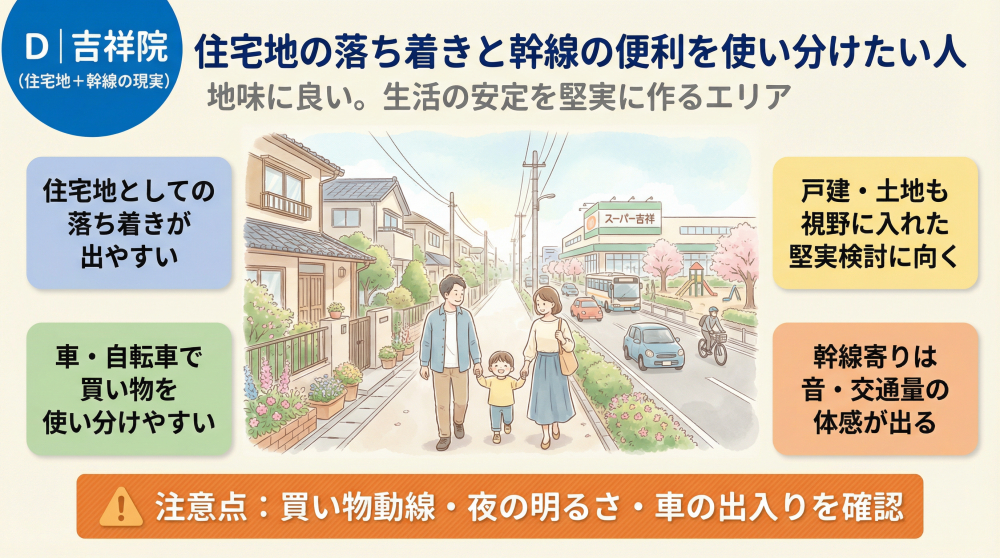 吉祥院の町並みイメージ