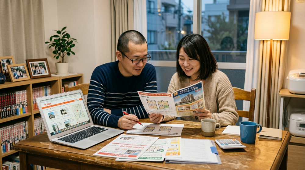 生活コストと不動産選びの関係を表すイメージ画像