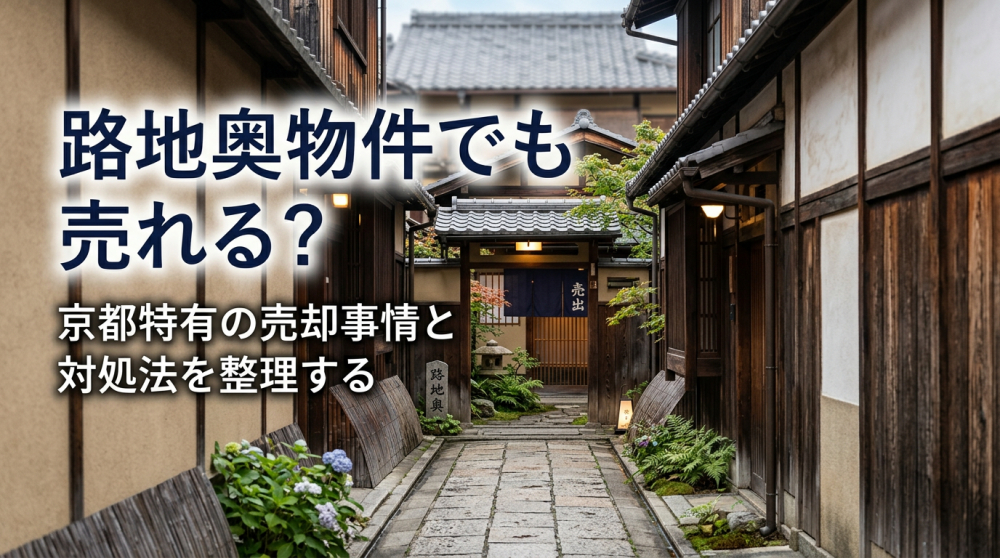 京都の路地・細道・路地奥の家のイメージ