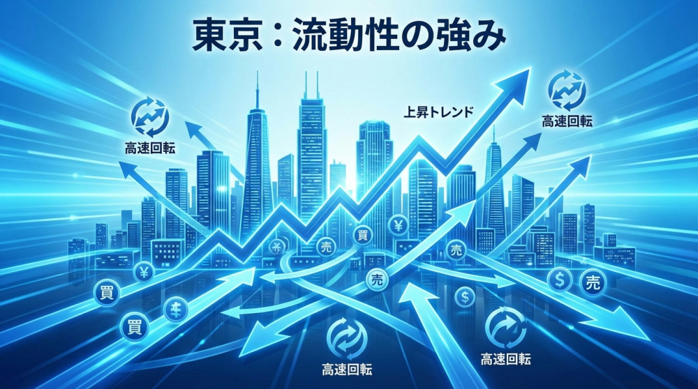 東京の流動性イメージ
