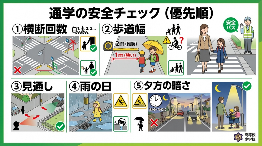 通学路チェック（イメージ）