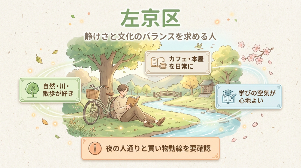 左京区の人物像に合うイメージ