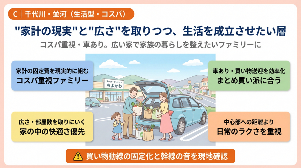 千代川・並河の町並みイメージ
