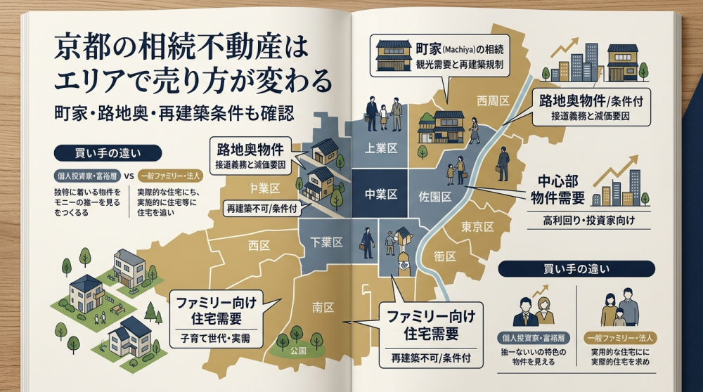 京都市の相続空き家をクラベストへ相談するイメージ