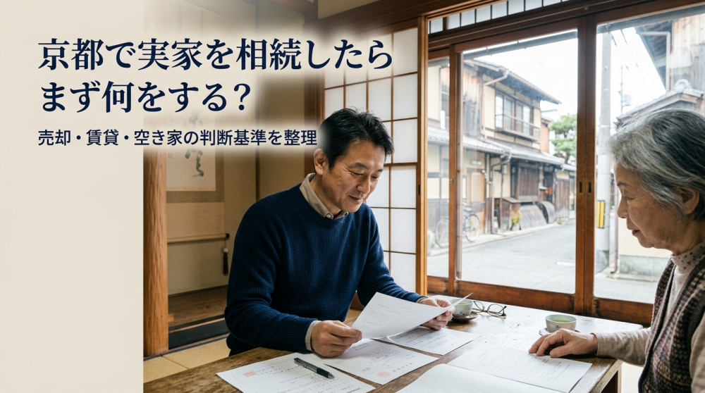 京都市で相続した空き家のイメージ