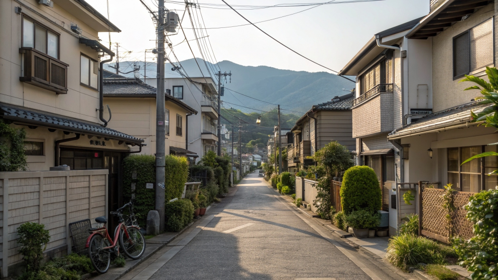 京都の住宅街・生活の雰囲気