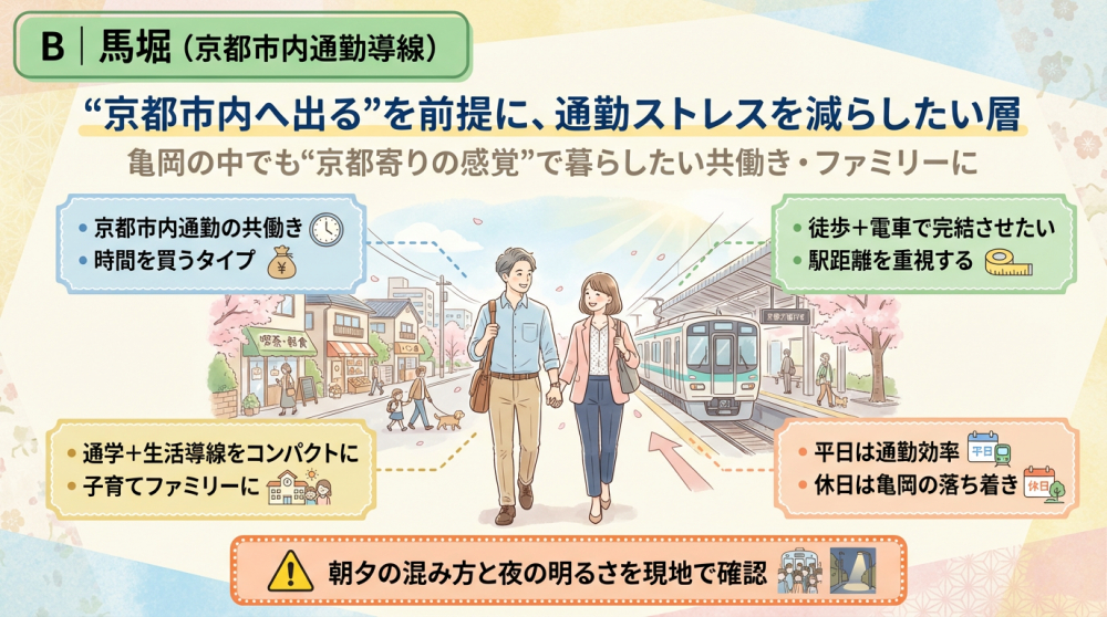 馬堀の町並みイメージ