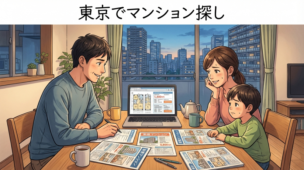 東京のマンション探しイメージ
