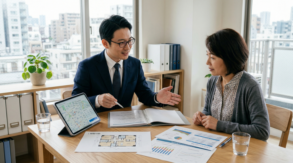 西院エリアのマンション売却相談につながるイメージ画像