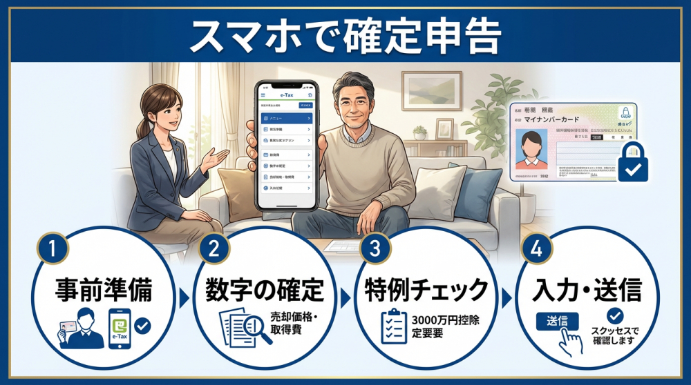 スマホe-Tax手順イメージ