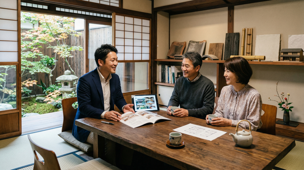 京都の町家相談につながるイメージ画像