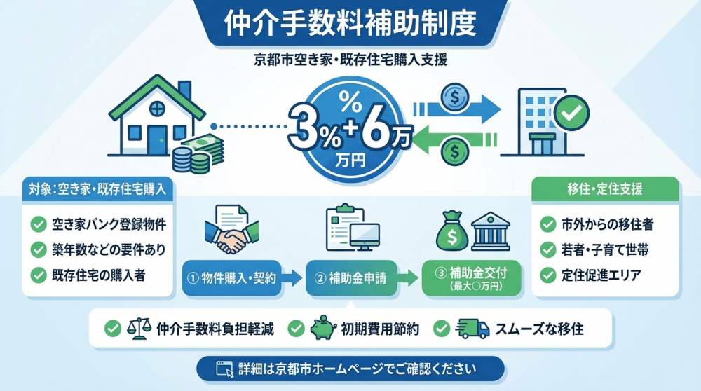 京都市の「仲介手数料」に関する支援制度""