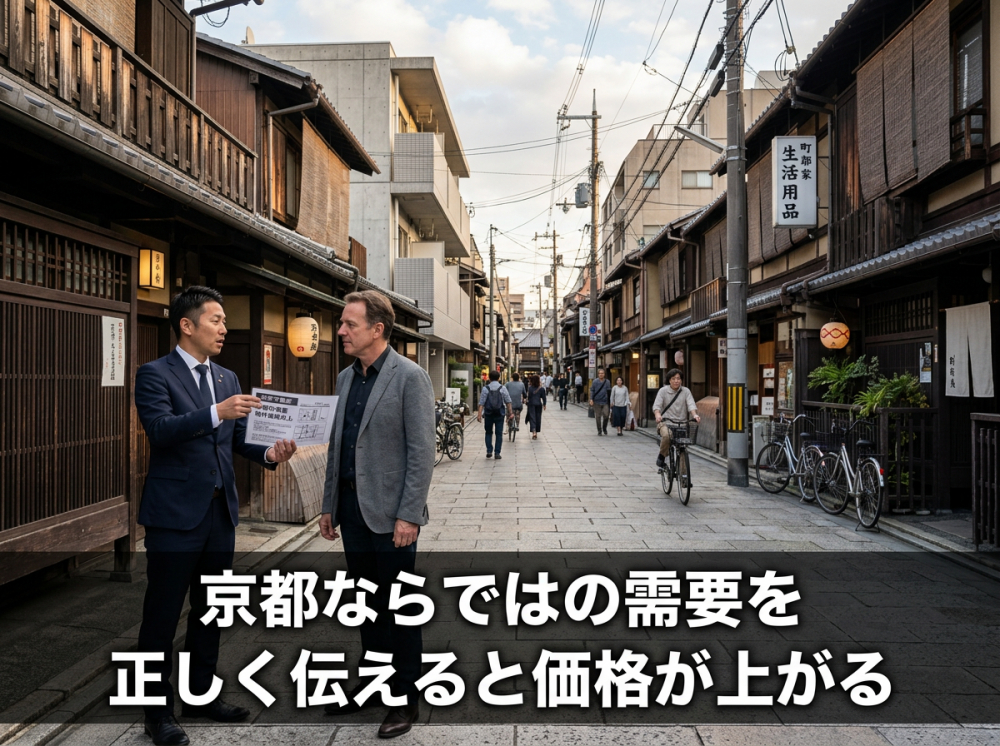 京都ならではの街の魅力と賃貸需要をイメージする写真